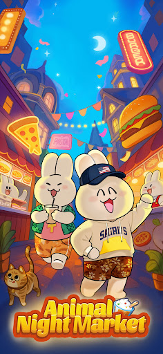 Kolorowe stragany otulone światłem lampionów